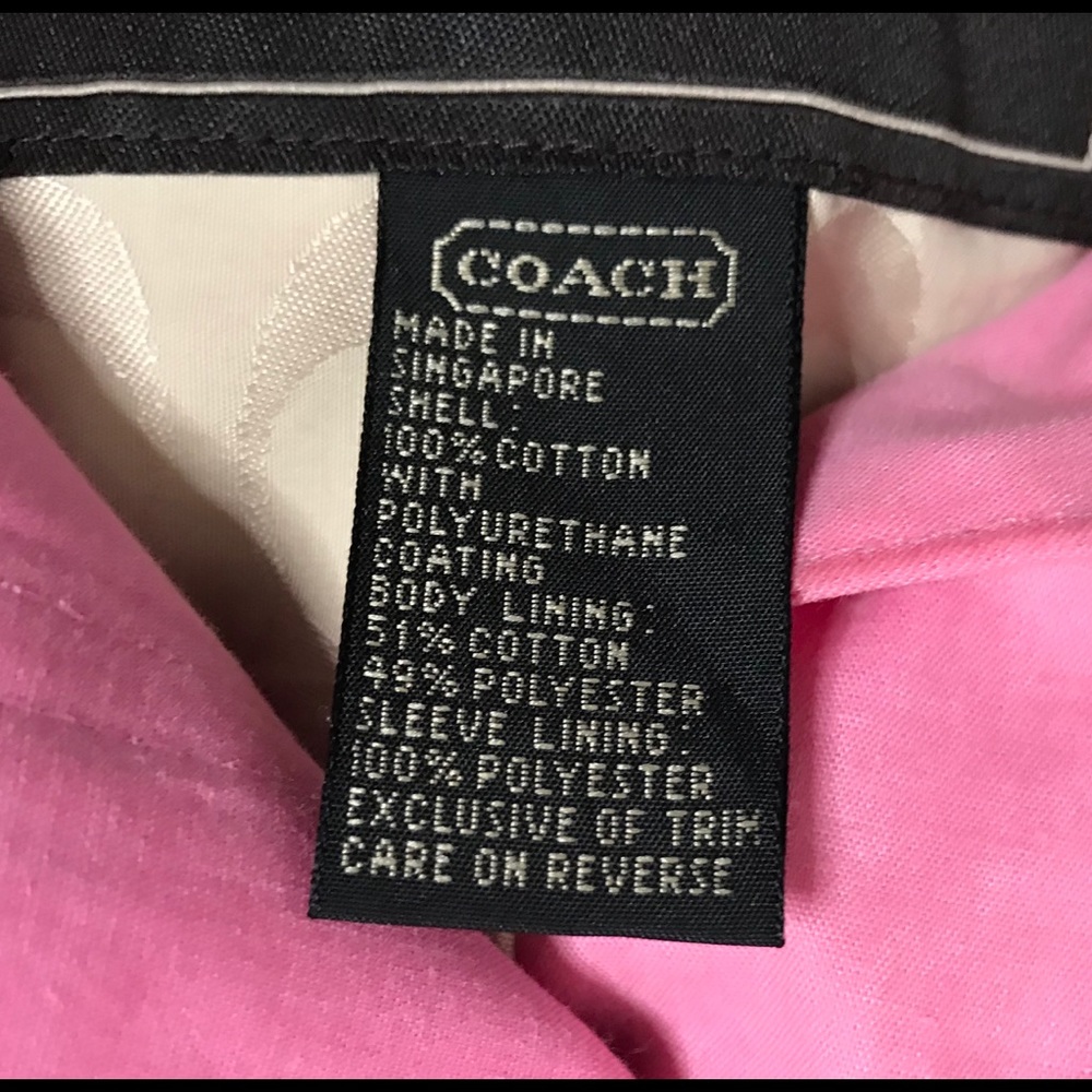 Coach coated canvas driving coat - Picture 7 of 10